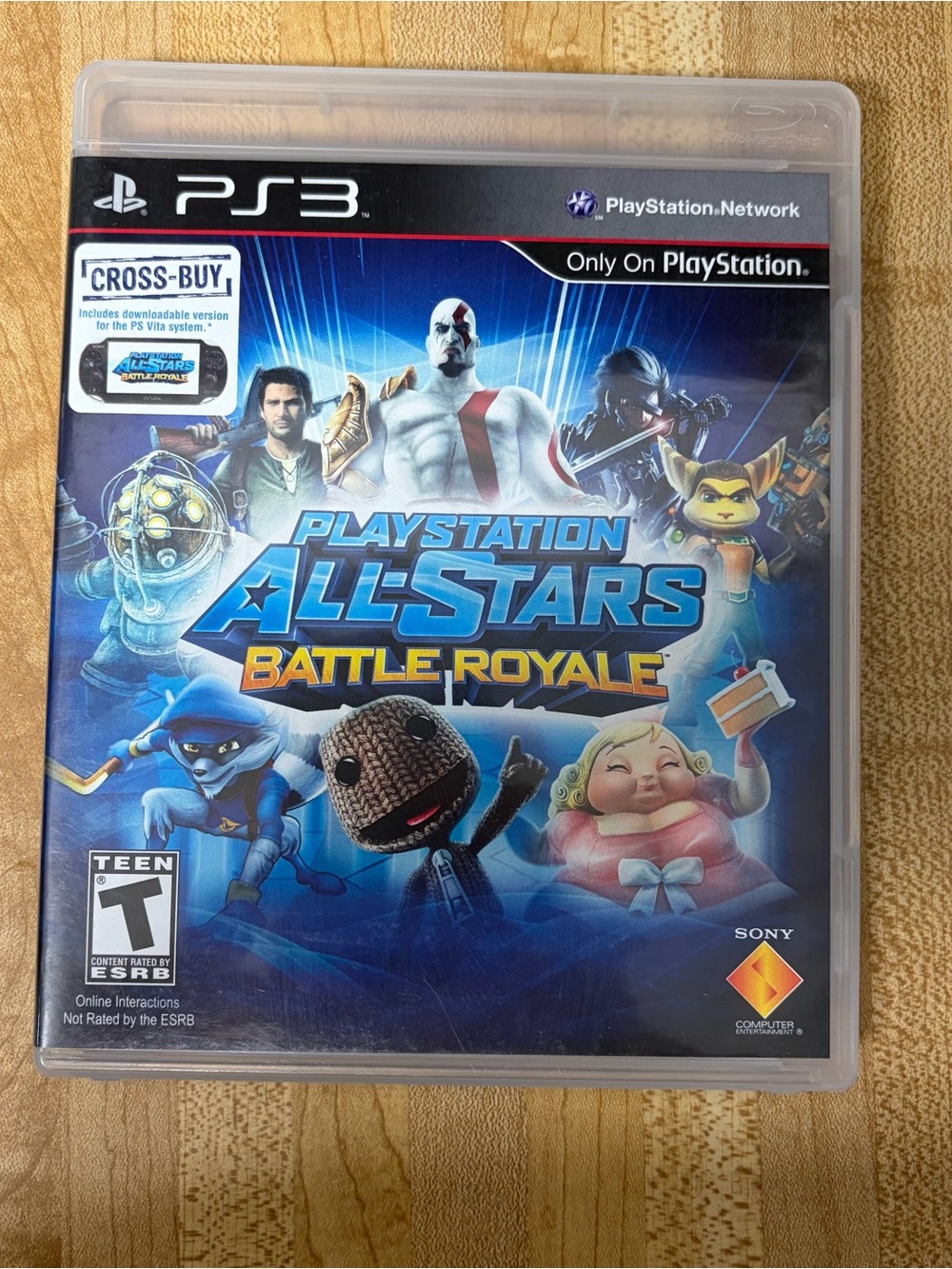 Sony PlayStation All-Stars Battle Royale - Blue Cover Art
